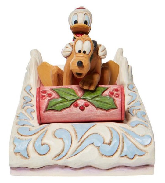 DONALD Y PLUTO EN TRINEO - DISNEY TRADITIONS
