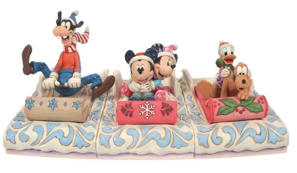 DONALD Y PLUTO EN TRINEO - DISNEY TRADITIONS