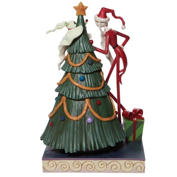 SANTA JACK Y ZERO DECORAN EL ÁRBOL DE NAVIDAD - DISNEY TRADITIONS
