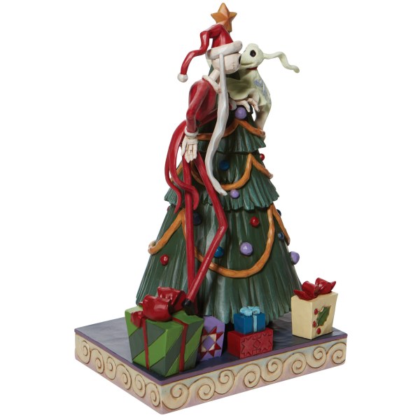 SANTA JACK Y ZERO DECORAN EL ÁRBOL DE NAVIDAD - DISNEY TRADITIONS
