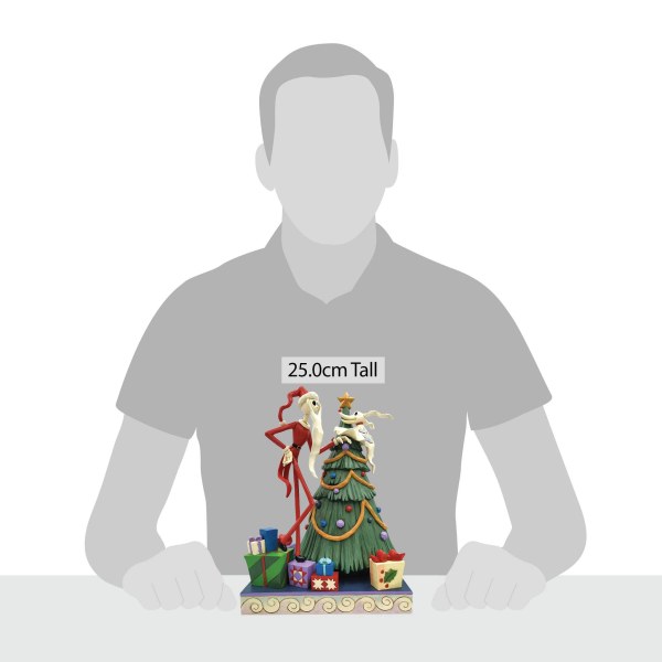SANTA JACK Y ZERO DECORAN EL ÁRBOL DE NAVIDAD - DISNEY TRADITIONS