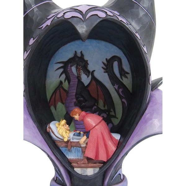 DIORAMA TOCADO MALÉFICA - DISNEY TRADITIONS