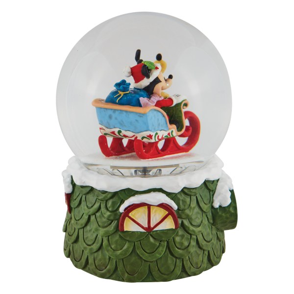 GLOBO DE NIEVE MICKEY Y PLUTO - DISNEY TRADITIONS