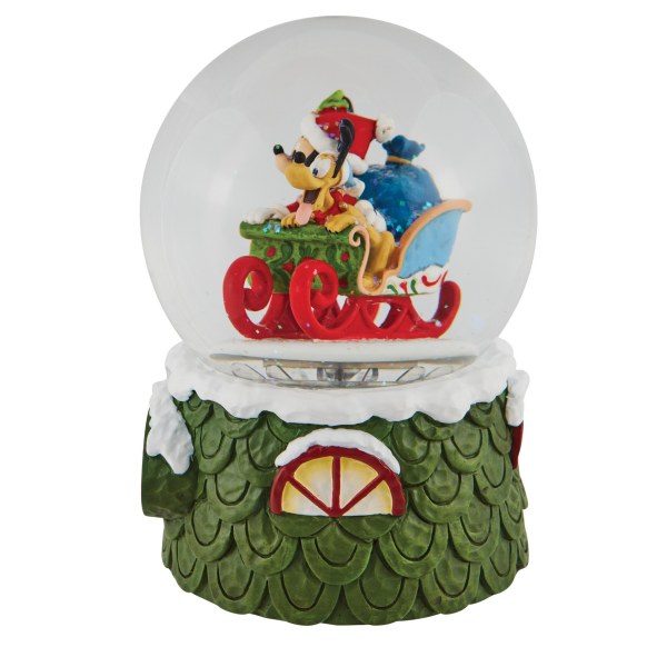 GLOBO DE NIEVE MICKEY Y PLUTO - DISNEY TRADITIONS