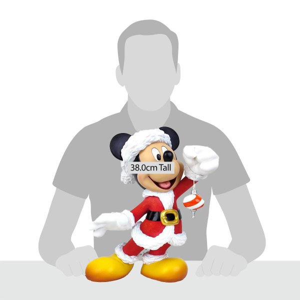 ESTATUA DE MICKEY PAPÁ NOEL - DISNEY SHOWCASE ALTA COSTURA