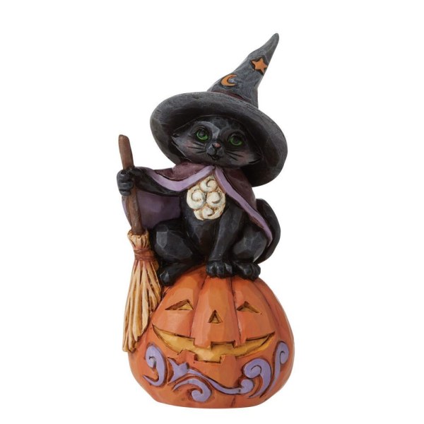 GATO EN UNA MINI CALABAZA JIM SHORE HEARTWOOD CREEK