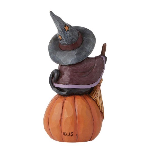 GATO EN UNA MINI CALABAZA JIM SHORE HEARTWOOD CREEK