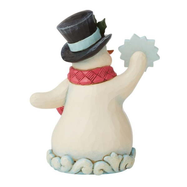 MUÑECO DE NIEVE CON COPO DE NIEVE JIM SHORE HEARTWOOD CREEK