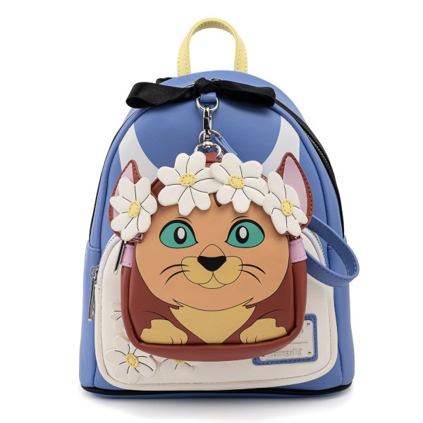 MINI MOCHILA ALICIA EN EL PAÍS DE LAS MARAVILLAS CON BOLSA DESMONTABLE - DISNEY LOUNGEFLY