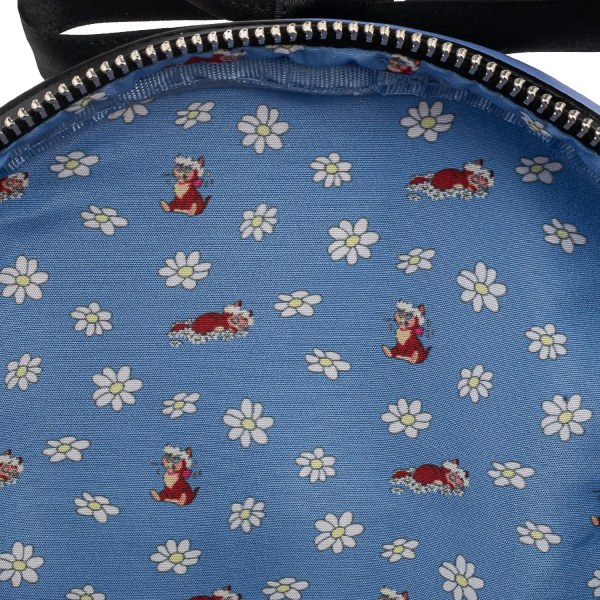 MINI MOCHILA ALICIA EN EL PAÍS DE LAS MARAVILLAS CON BOLSA DESMONTABLE - DISNEY LOUNGEFLY