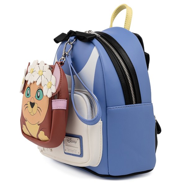 MINI MOCHILA ALICIA EN EL PAÍS DE LAS MARAVILLAS CON BOLSA DESMONTABLE - DISNEY LOUNGEFLY