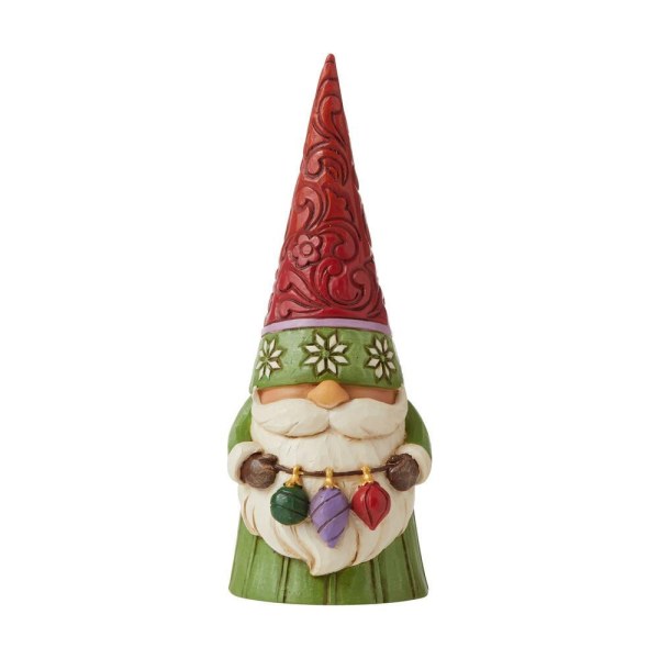 GNOMO DE NAVIDAD CON ADORNOS JIM SHORE HEARTWOOD CREEK