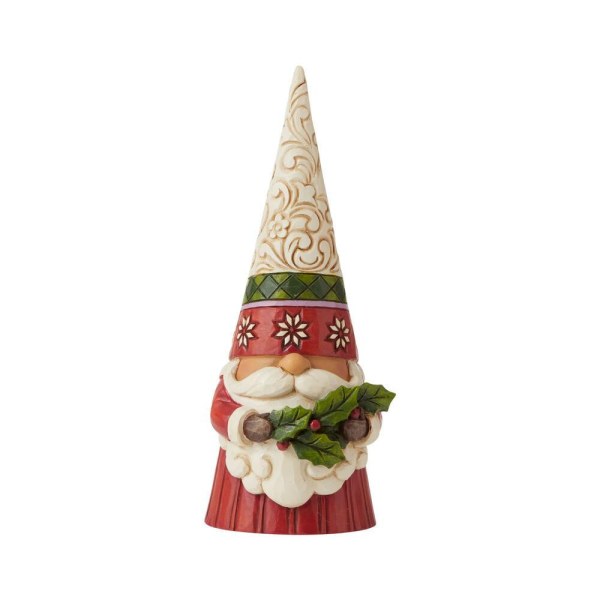 GNOMO DE NAVIDAD CON HOLLY JIM SHORE HEARTWOOD CREEK