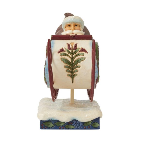 PAPÁ NOEL VICTORIANO EN SLEDGE JIM SHORE HEARTWOOD CREEK