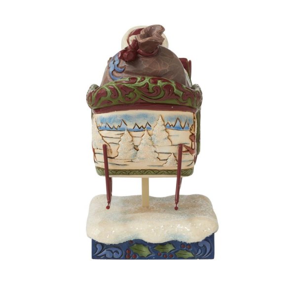 PAPÁ NOEL VICTORIANO EN SLEDGE JIM SHORE HEARTWOOD CREEK