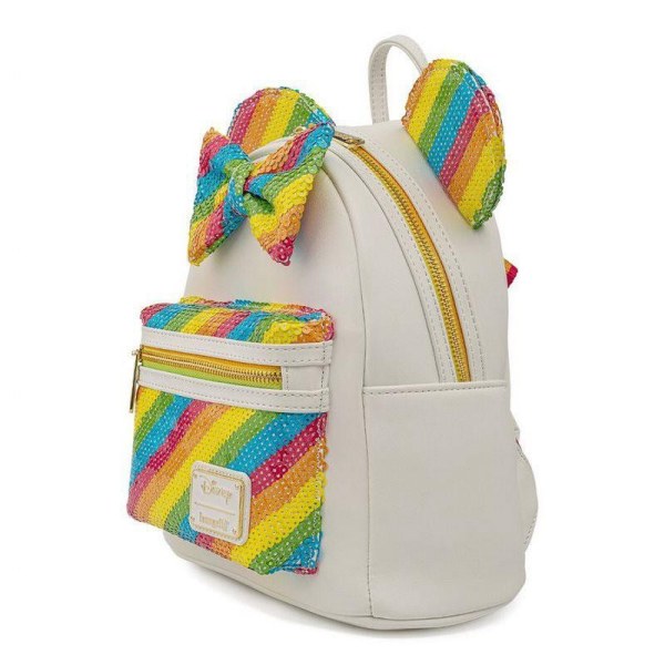 MINI MOCHILA ARCO IRIS MINNIE - DISNEY LOUNGEFLY