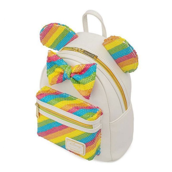 MINI MOCHILA ARCO IRIS MINNIE - DISNEY LOUNGEFLY