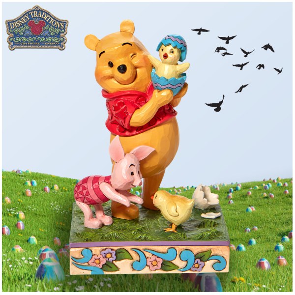 WINNIE Y LECHÓN CON POLLITO - DISNEY TRADITIONS