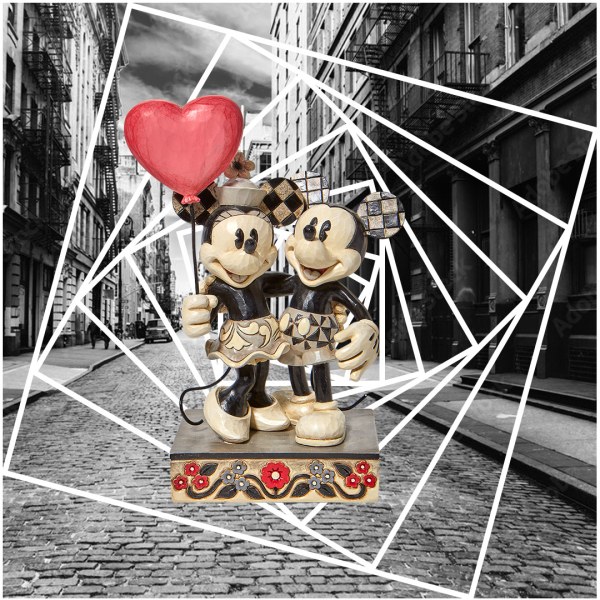 GLOBO CORAZÓN MICKEY Y MINNIE - DISNEY TRADITIONS