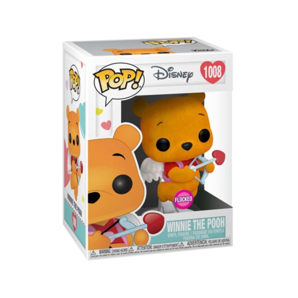 FUNKO POP! 1008 - DISNEY WINNIE L'OURSON - WINNIE VALENTINES FLOCKED