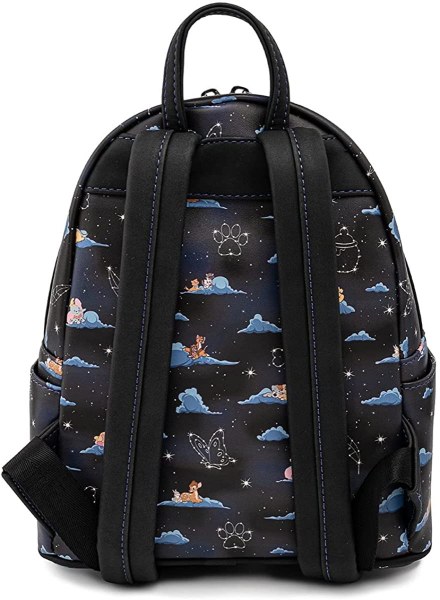MINI MOCHILA CLÁSICA PERSONAJES Y NUBES - DISNEY LOUNGEFLY