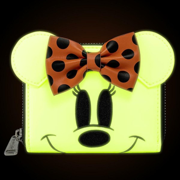 CARTERA MINNIE FANTASMA ( BRILLA EN LA OSCURIDAD ) - DISNEY LOUNGEFLY