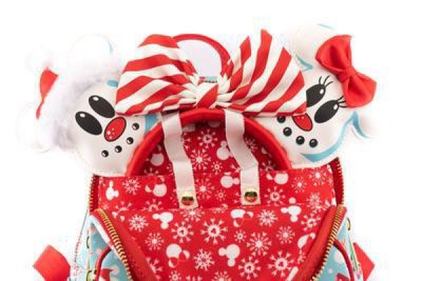 MINI MOCHILA Y DIADEMA MICKEY & MINNIE MUÑECOS DE NIEVE - DISNEY LOUNGEFLY