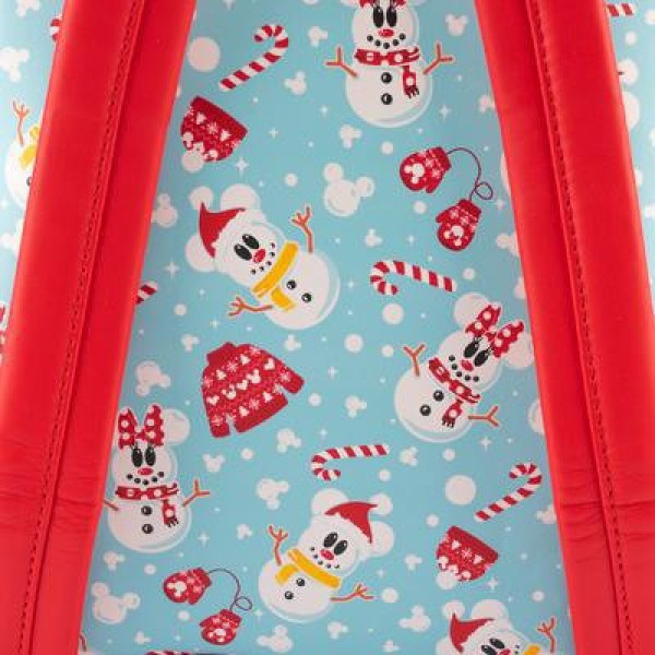 MINI MOCHILA Y DIADEMA MICKEY & MINNIE MUÑECOS DE NIEVE - DISNEY LOUNGEFLY