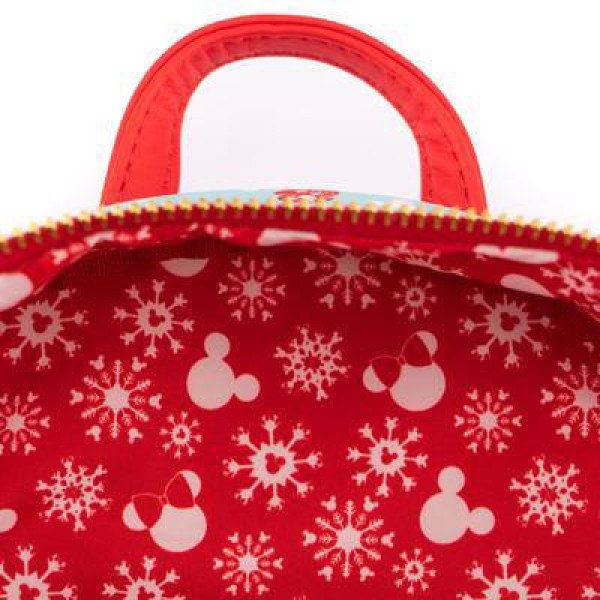 MINI MOCHILA Y DIADEMA MICKEY & MINNIE MUÑECOS DE NIEVE - DISNEY LOUNGEFLY