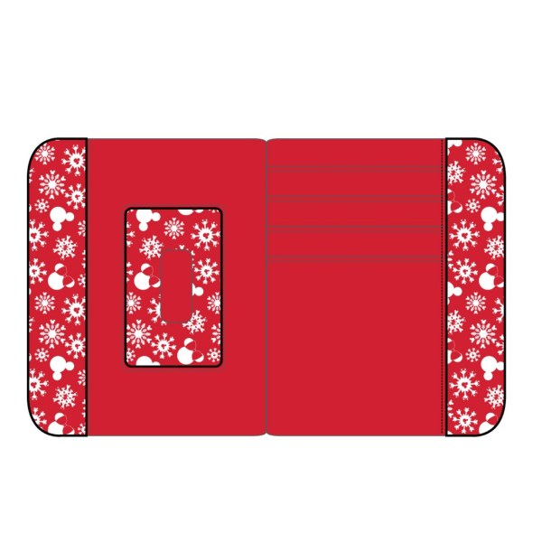 BILLETERA MUÑECO DE NIEVE MICKEY Y MINNIE - DISNEY LOUNGEFLY
