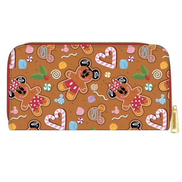 CARTERA DE PAN DE JENGIBRE DE MICKEY Y MINNIE - DISNEY LOUNGEFLY