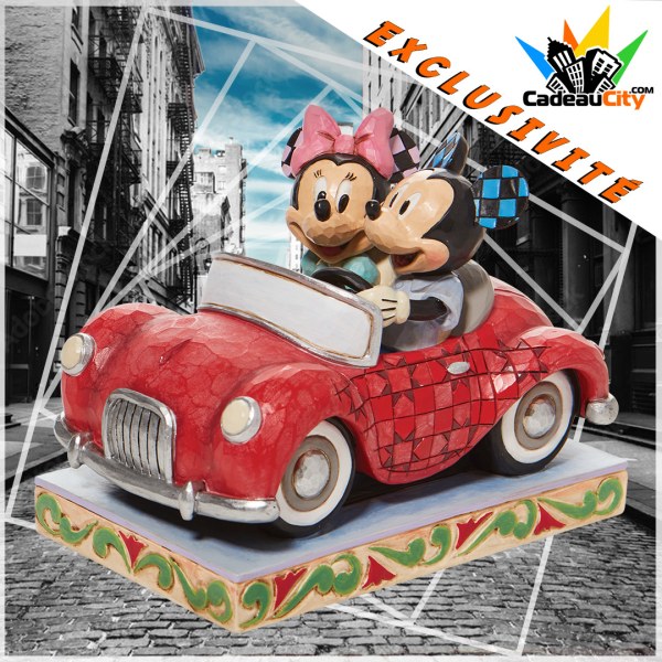 MICKEY Y MINNIE EN COCHE - DISNEY TRADITIONS
