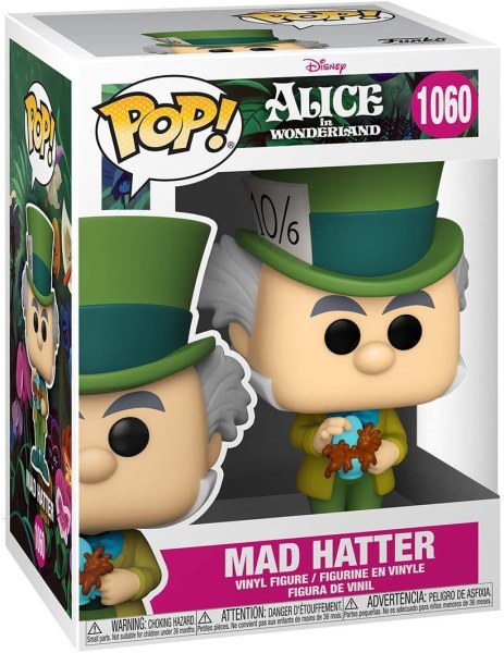 ¡ FUNKO POP! 1060 - DISNEY ALICIA EN EL PAÍS DE LAS MARAVILLAS - EL SOMBRERERO LOCO