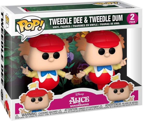 ¡ FUNKO POP! 2PK - DISNEY ALICIA EN EL PAÍS DE LAS MARAVILLAS - TWEEDLE DEE Y TWEEDLE DUM