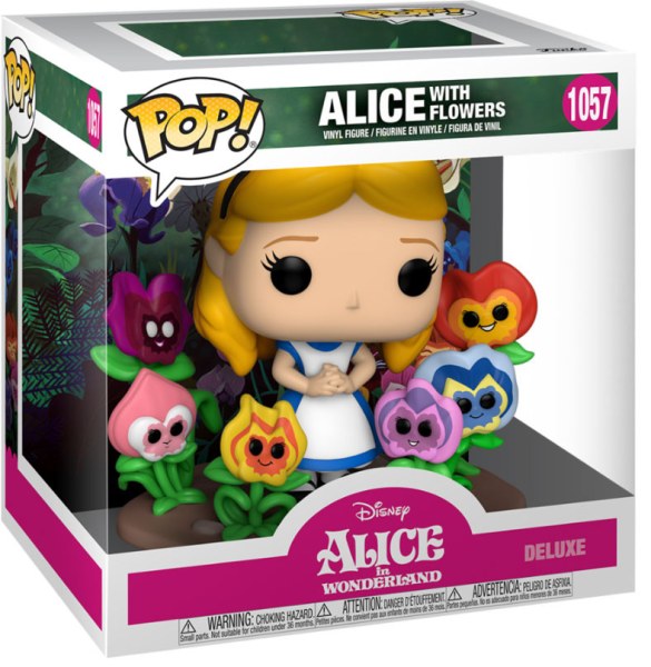 FUNKO POP! 1057 DELUXE DISNEY ALICIA EN EL PAÍS DE LAS MARAVILLAS - ALICIA CON FLORES