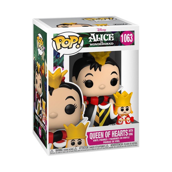 ¡ FUNKO POP! 1063 DISNEY ALICIA EN EL PAÍS DE LAS MARAVILLAS - REINA DE CORAZONES Y REY DE CORAZONES