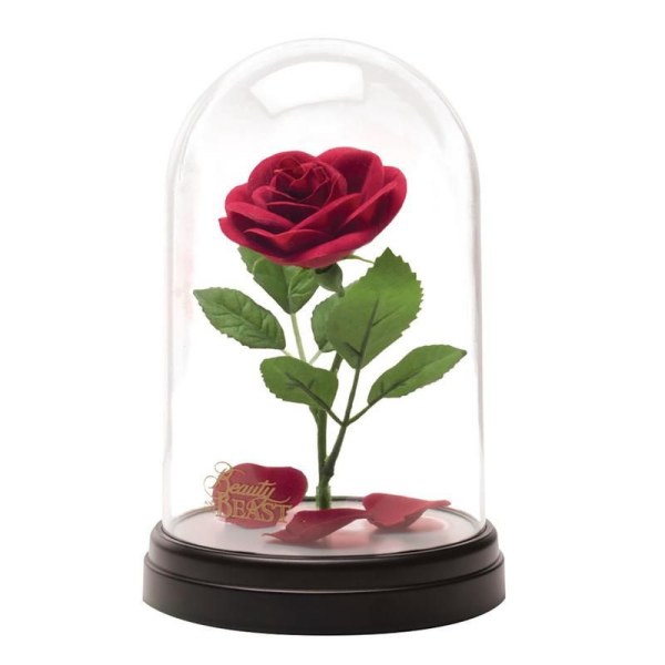 LÁMPARA ROSA ENCANTADA - DISNEY LA BELLA Y LA BESTIA