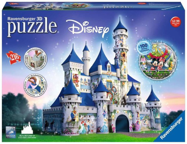 PUZZLE 3D CASTILLO DE DISNEY (216 PIEZAS) - DISNEY