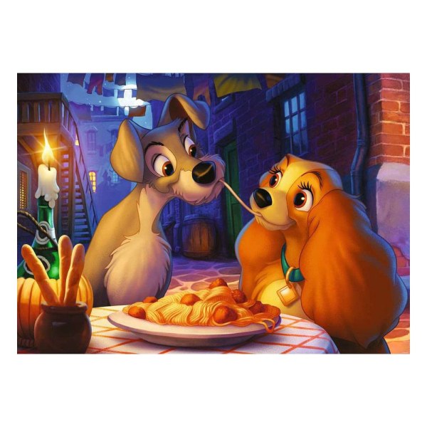 ROMPECABEZAS EDICIÓN COLECCIONISTA BELLA Y EL VAGÓN (1000 PIEZAS) - DISNEY