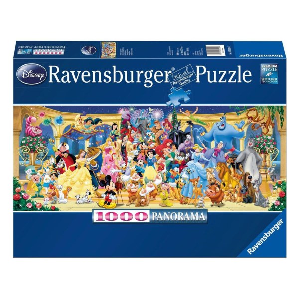 PUZZLE PANORAMA DE FOTO DE GRUPO (1000 PIEZAS) - DISNEY