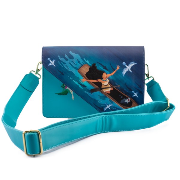 POCAHONTAS JUST AROUND THE RIVER BEND CROSSBODY BAG - DISNEY LOUNGEFLY