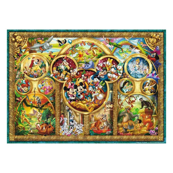 PUZZLE LOS TEMAS MAS HERMOSOS (1000 PIEZAS) - DISNEY