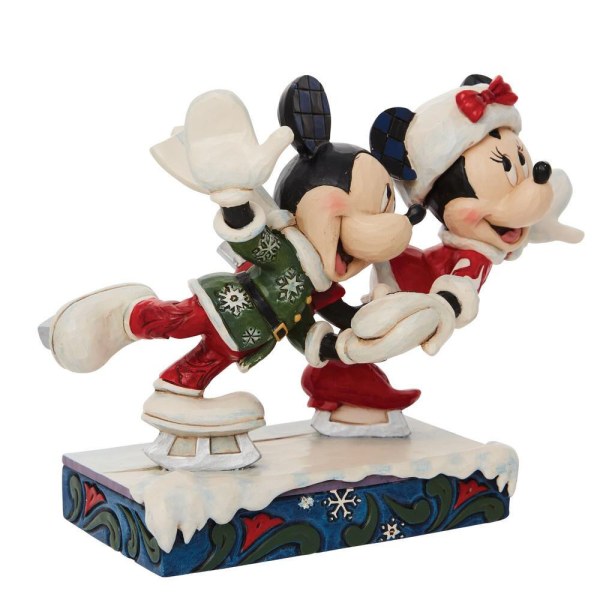 MICKEY Y MINNIE PATINAJE SOBRE HIELO - DISNEY TRADITIONS