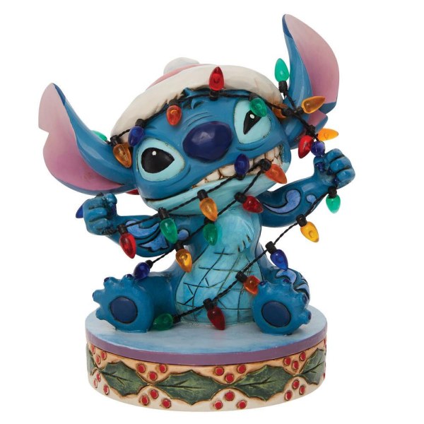 STITCH ENMATEADA EN GUIRNALDA DE NAVIDAD - DISNEY TRADITIONS