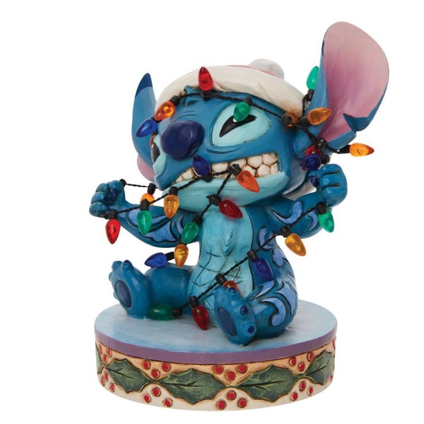 STITCH ENMATEADA EN GUIRNALDA DE NAVIDAD - DISNEY TRADITIONS