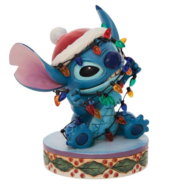 STITCH ENMATEADA EN GUIRNALDA DE NAVIDAD - DISNEY TRADITIONS