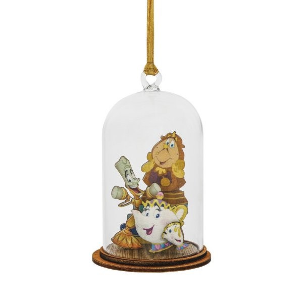 ORNAMENTO CAMPANA DECORATIVA SIRVIENTES FIELES - DISNEY ENCHANTING