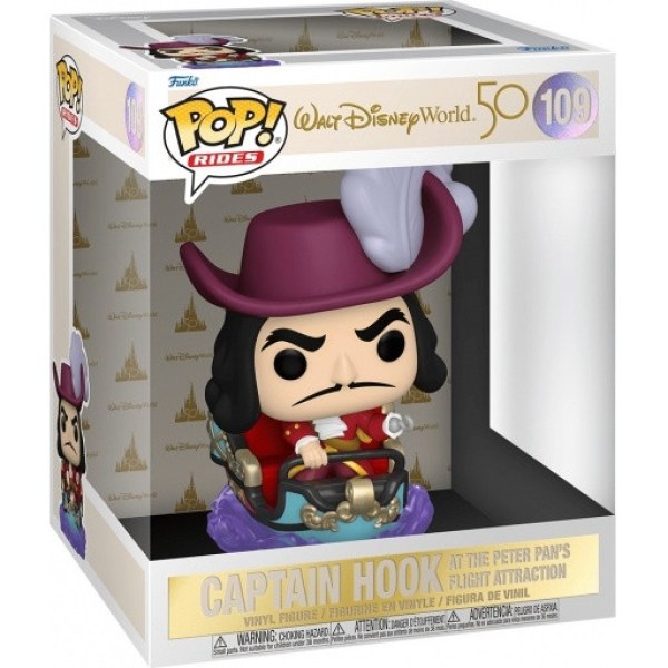 ¡ FUNKO POP! 109 - DISNEY WORLD 50 ANIVERSARIO - VUELO DE ATRACCIÓN DEL CAPITÁN GANCHO DE PETER PAN