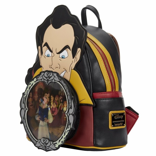 MINI MOCHILA VILLANOS ESCENA GASTON - DISNEY LOUNGEFLY
