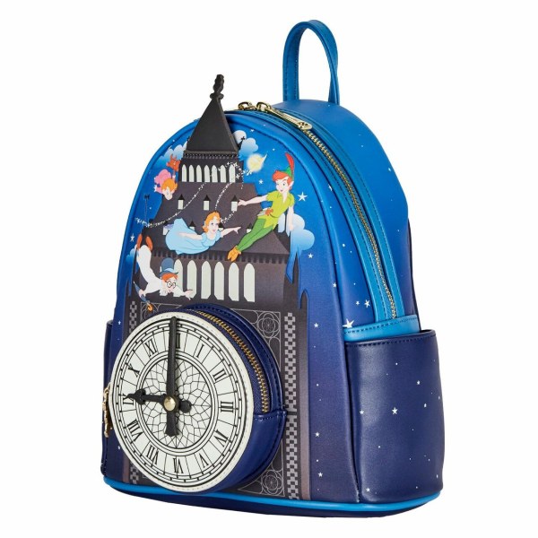 MINI MOCHILA RELOJ BRILLANTE PETER PAN - DISNEY LOUNGEFLY